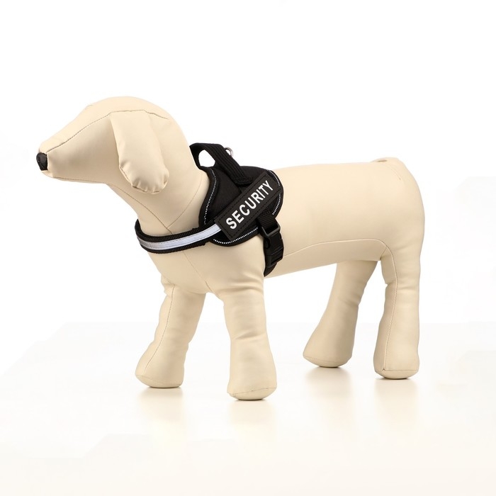 Шлейка К9 мягкая светоотражающая, размер ХS, ОГ 38-50 см, вес 3-6 кг, черная Шлейка К9 мягкая светоотражающая, размер ХS, ОГ 38-50 см, вес 3-6 кг, черная