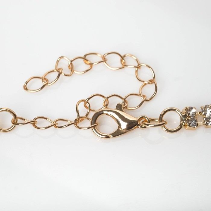 Чокер «Лёд» манящий, цвет белый в золоте, 50 см Чокер «Лёд» манящий, цвет белый в золоте, 50 см