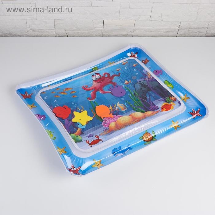 Акваковрик развивающий прямоугольный «Осьминог» Акваковрик развивающий прямоугольный «Осьминог»