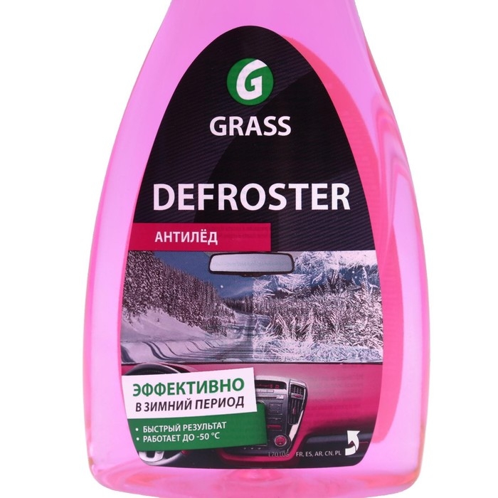 Размораживатель стёкол Grass антилед, триггер, 600 мл Размораживатель стёкол Grass антилед, триггер, 600 мл