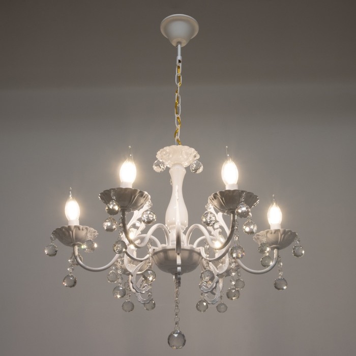 Люстра 2146/6 E14 40Вт белый 60х60х36 см BayerLux