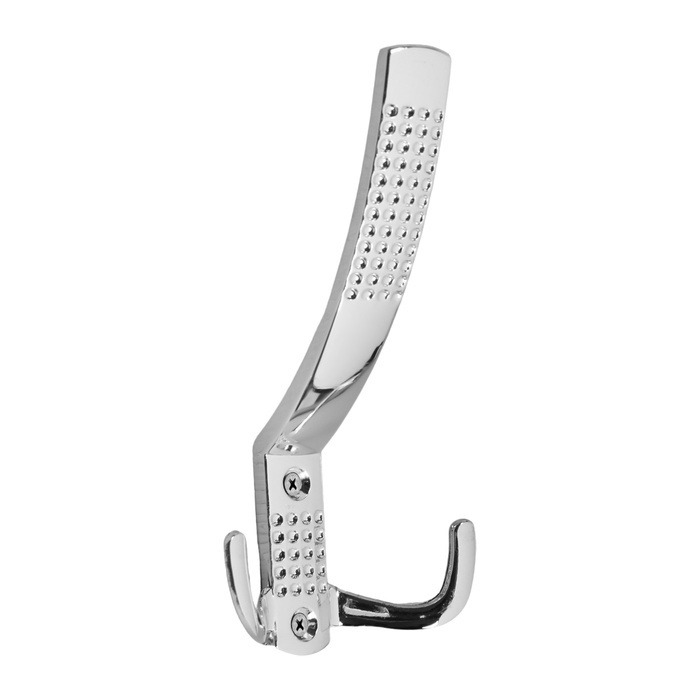 Крючок мебельный ТУНДРА TKT001, трехрожковый, хром Крючок мебельный ТУНДРА TKT001, трехрожковый, хром