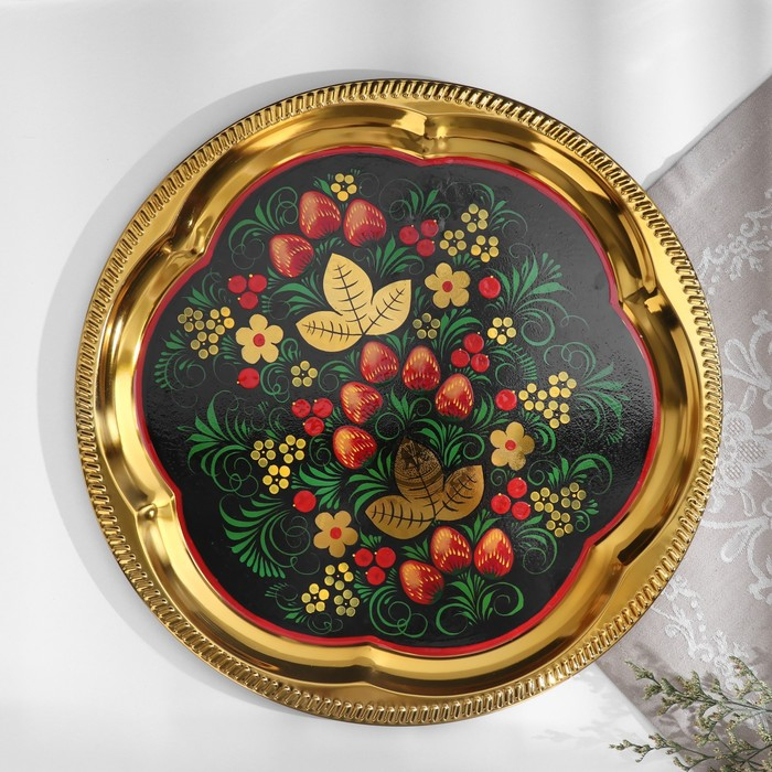 Набор «Хохлома», овал, 3 предмета, самовар 3 л, заварочный чайник 0,7 л, поднос Набор «Хохлома», овал, 3 предмета, самовар 3 л, заварочный чайник 0,7 л, поднос