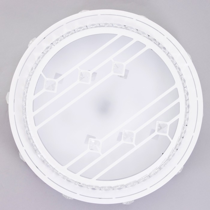 Люстра с ПДУ 1234/1 LED 95Вт 3000-6000К белый 50х50х9 см BayerLux