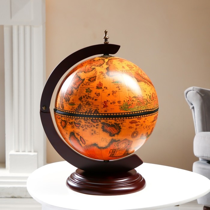 Глобус бар декоративный Глобус бар декоративный "Путешествие на край земли" 48х33х38 см