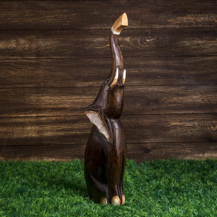 Сувенир дерево Сувенир дерево "Слон белые ушки" 50х13х6,5 см