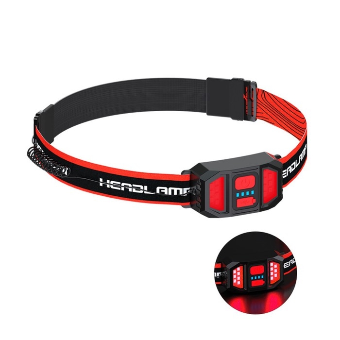 Фонарь налобный аккумуляторный, 5 Вт, 1200 мАч, COB, USB, 12 х 6 х 5 см Фонарь налобный аккумуляторный, 5 Вт, 1200 мАч, COB, USB, 12 х 6 х 5 см