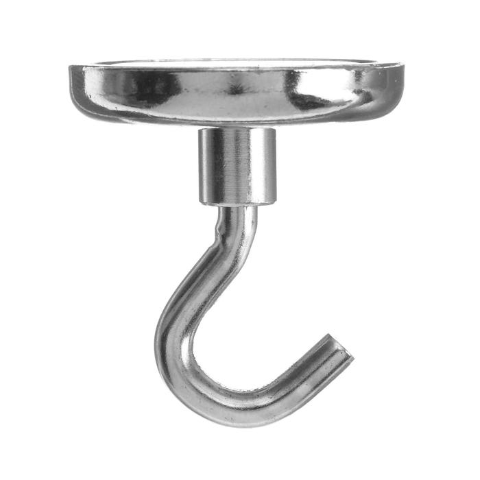 Магнит неодимовый Cartage с крючком для авто, d 42 мм, сцепление 31 кг Магнит неодимовый Cartage с крючком для авто, d 42 мм, сцепление 31 кг