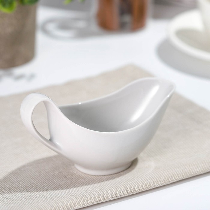 Соусник «Белый», 100 мл, фарфор Соусник «Белый», 100 мл, фарфор