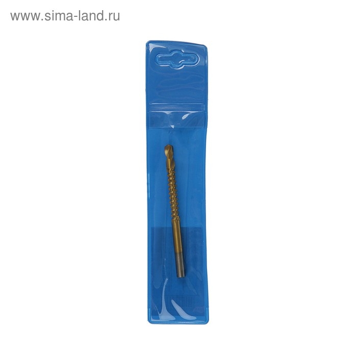 Сверло фрезерное универсальное ТУНДРА, HSS, TiN, цилиндрический хвостовик, 5 x 80 мм Сверло фрезерное универсальное ТУНДРА, HSS, TiN, цилиндрический хвостовик, 5 x 80 мм