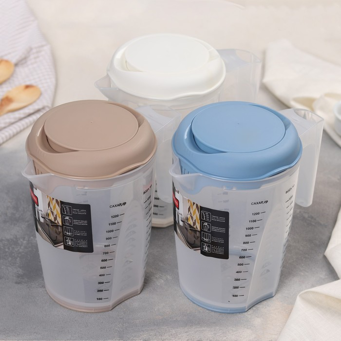 Ёмкость для блендера мерная, 1,5 л, цвет МИКС Ёмкость для блендера мерная, 1,5 л, цвет МИКС