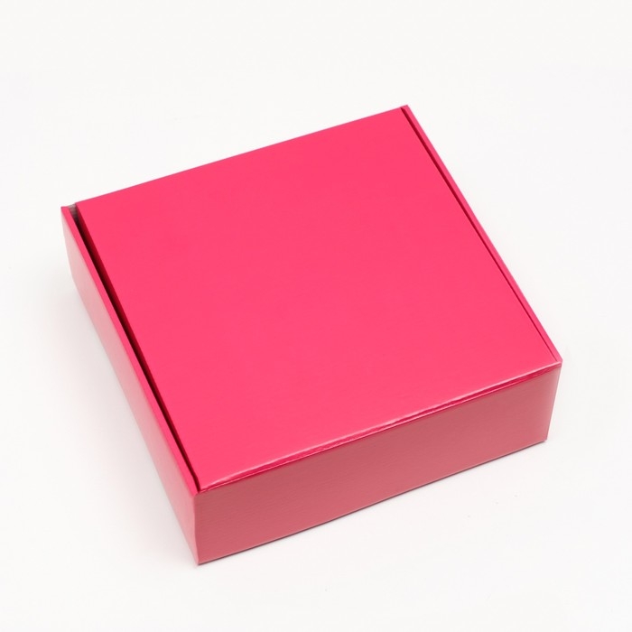 Коробка самосборная, красная, 23 х 23 х 8 см Коробка самосборная, красная, 23 х 23 х 8 см
