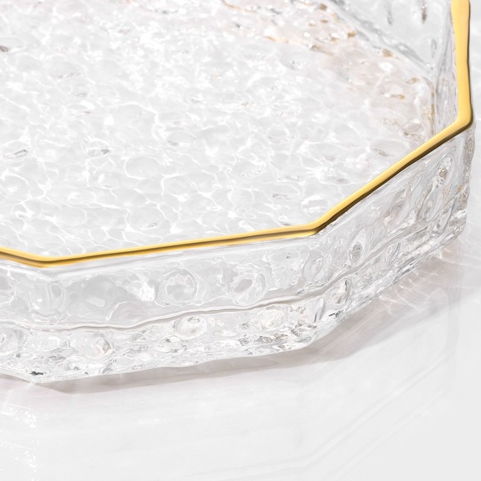 Поднос  Поднос "Fairyshine" стеклянный 16,5х2,5 см