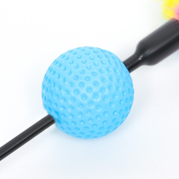 Дразнилка с шариком  Дразнилка с шариком "Какаду", 50 см, микс цветов