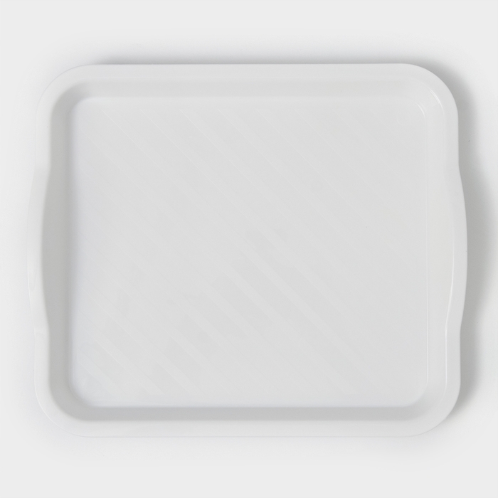 Поднос, универсальный, 25×29 см, цвет белый Поднос, универсальный, 25×29 см, цвет белый