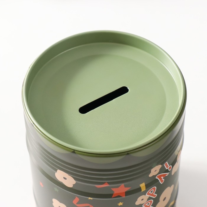 Копилка металл банка Копилка металл банка "Веселые праздники" МИКС 9х9х12,4 см