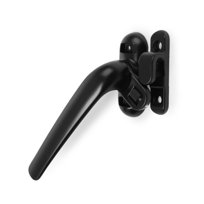 Ручка оконная ТУНДРА 004BL, металлическая, цвет черный Ручка оконная ТУНДРА 004BL, металлическая, цвет черный