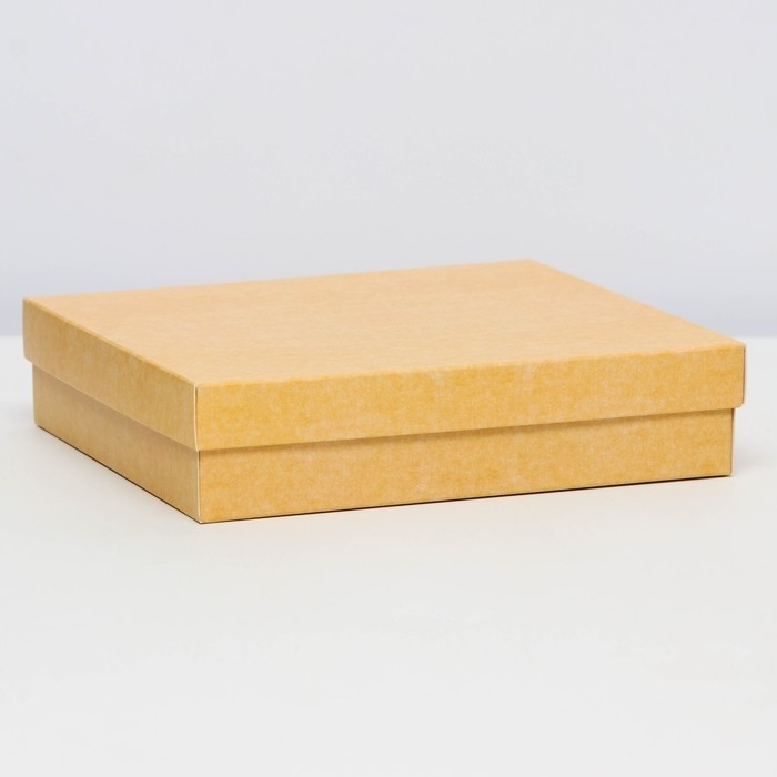 Коробка складня, пенал, с окном, крафтовая, 18 х 16 х 4 см Коробка складня, пенал, с окном, крафтовая, 18 х 16 х 4 см