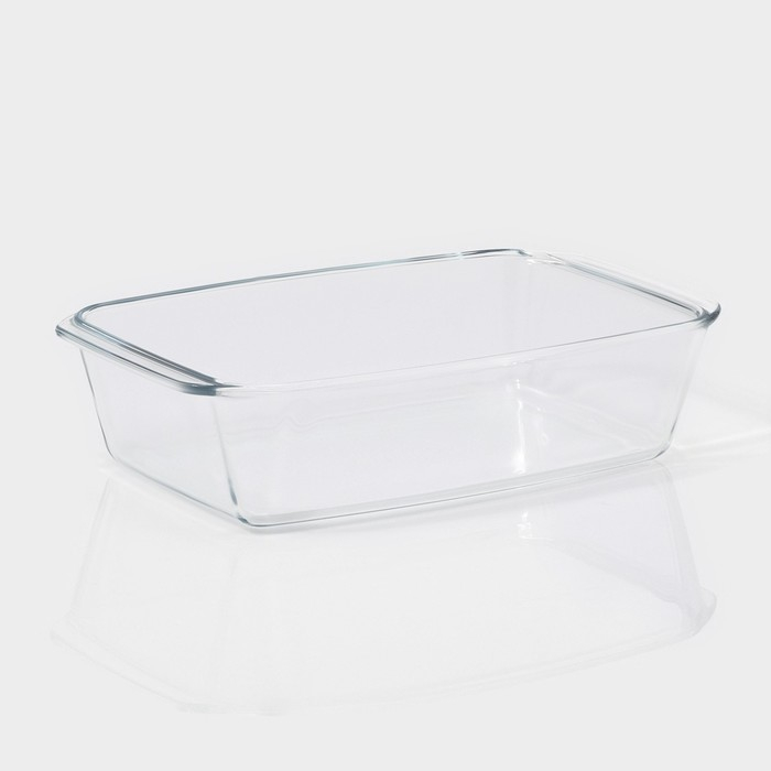 Кастрюля из жаропрочного стекла для запекания Доляна «Утятница», 2,9 л, 24,5×20,5×13,5 см, с крышкой Кастрюля из жаропрочного стекла для запекания Доляна «Утятница», 2,9 л, 24,5×20,5×13,5 см, с крышкой