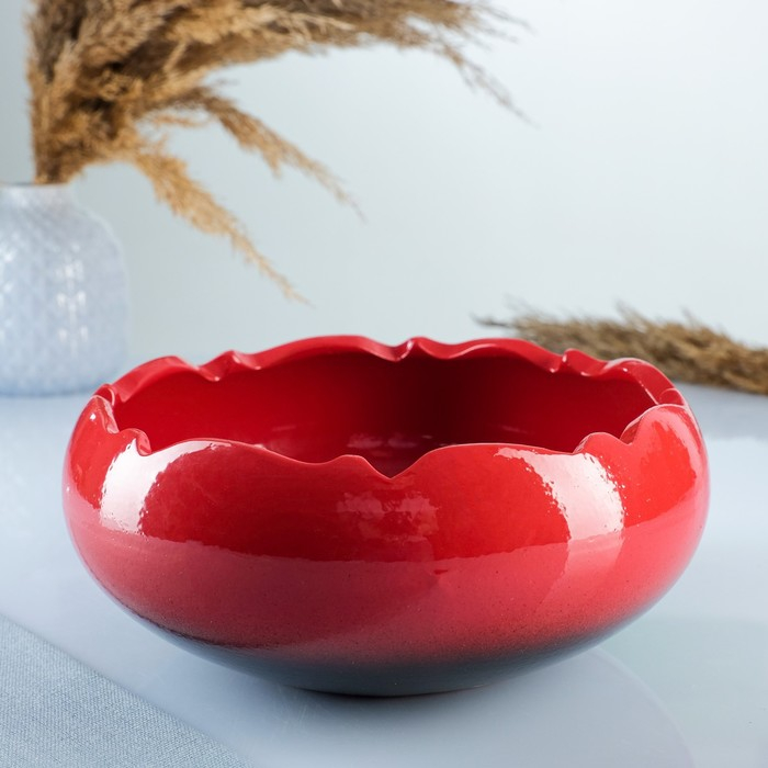 Салатник  Салатник "Корона" 2л  красный