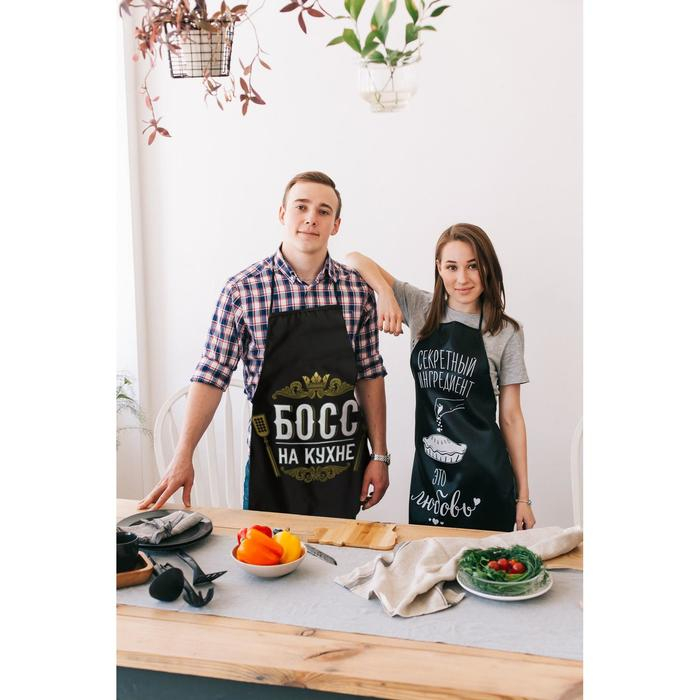 Фартук цветной Фартук цветной "Босс на кухне"