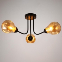 Люстра 1089/3BK 40Вт Е27 черный 54х54х26 см BayerLux