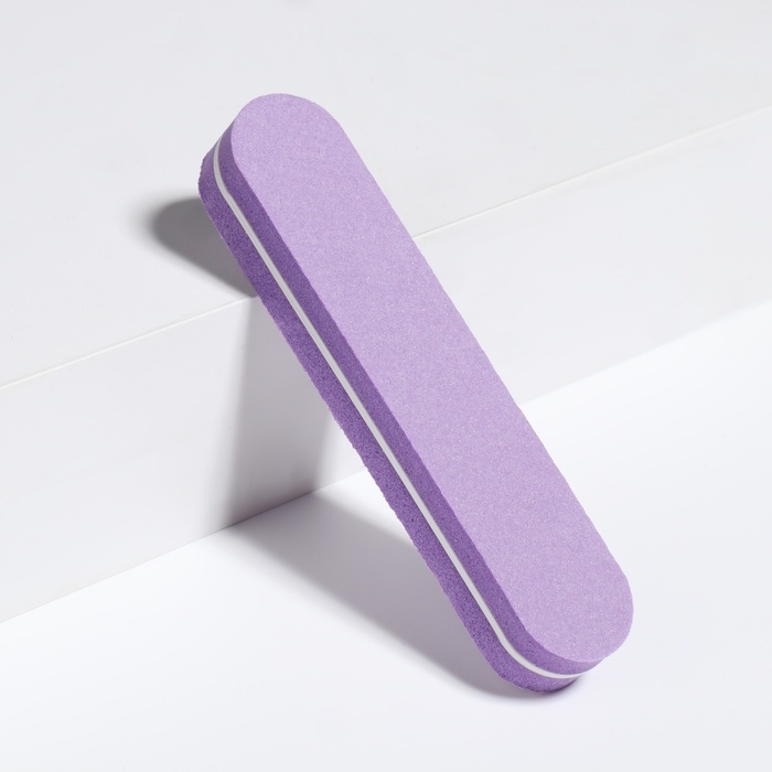 Бафы наждачные для ногтей, двусторонние, 10 шт, 9 × 1,8 × 1,1 см, разноцветные