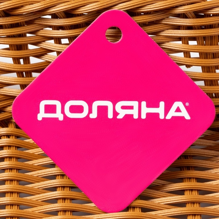 Корзинка для подачи Доляна «Капучино», 30×19,5×6 см