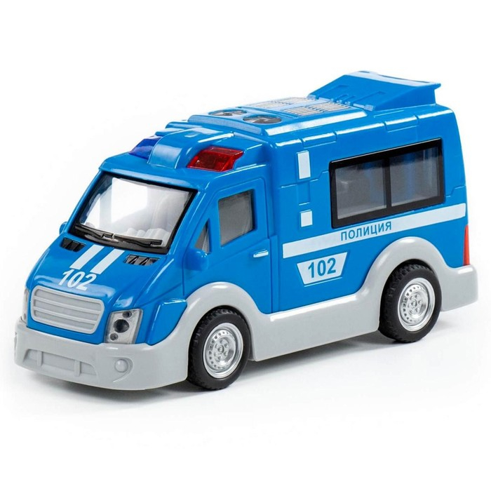 Автомобиль «Полиция» инерционный, со светом и звуком, МИКС Автомобиль «Полиция» инерционный, со светом и звуком, МИКС