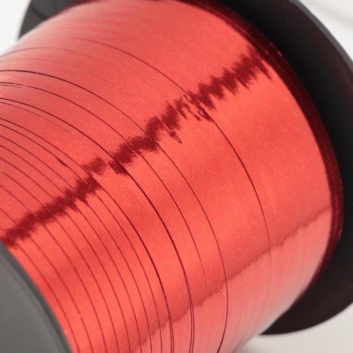 Лента для декора и подарков 0,5 см х 250 м, красная Лента для декора и подарков 0,5 см х 250 м, красная