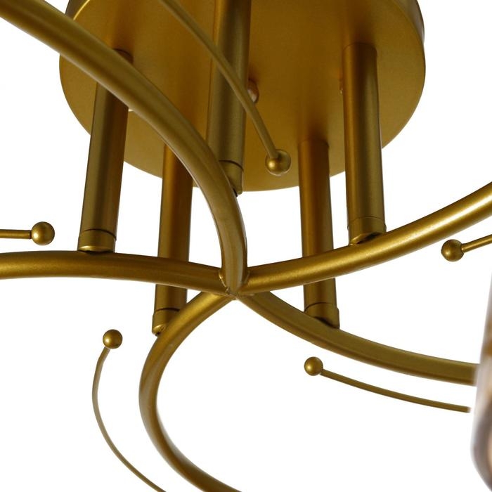 Люстра 1084/5GD 40Вт Е27 золото 56х56х23 см BayerLux