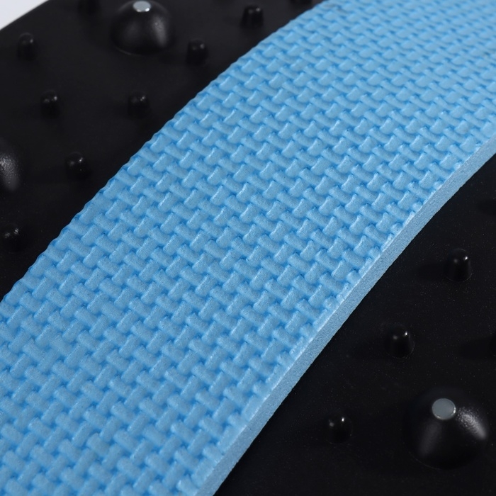 Массажёр для спины, трёхуровневый, с магнитом, 36 × 23 см, цвет МИКС Массажёр для спины, трёхуровневый, с магнитом, 36 × 23 см, цвет МИКС