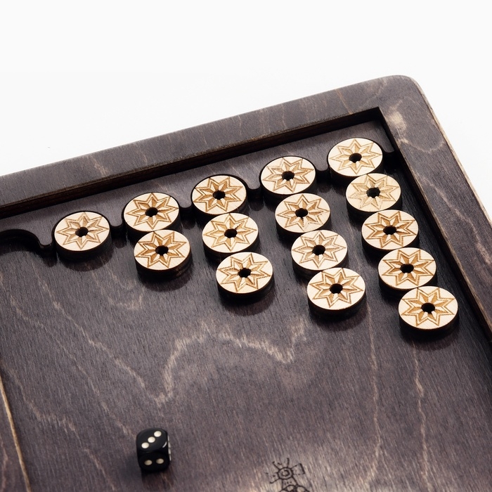 Нарды деревянные большие, настольная игра  Нарды деревянные большие, настольная игра "Лев", 45 х 45 см