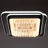 Люстра с ПДУ 1983/2 LED 130Вт 3000-6000К черный 45х45х18 см BayerLux