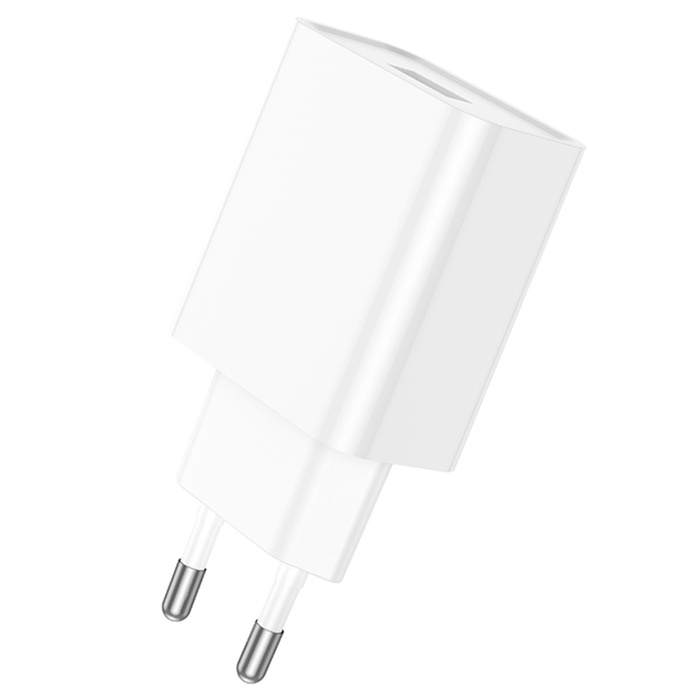 Сетевое зарядное устройство Borofone BA74A, USB, 2,1 А, белое Сетевое зарядное устройство Borofone BA74A, USB, 2,1 А, белое
