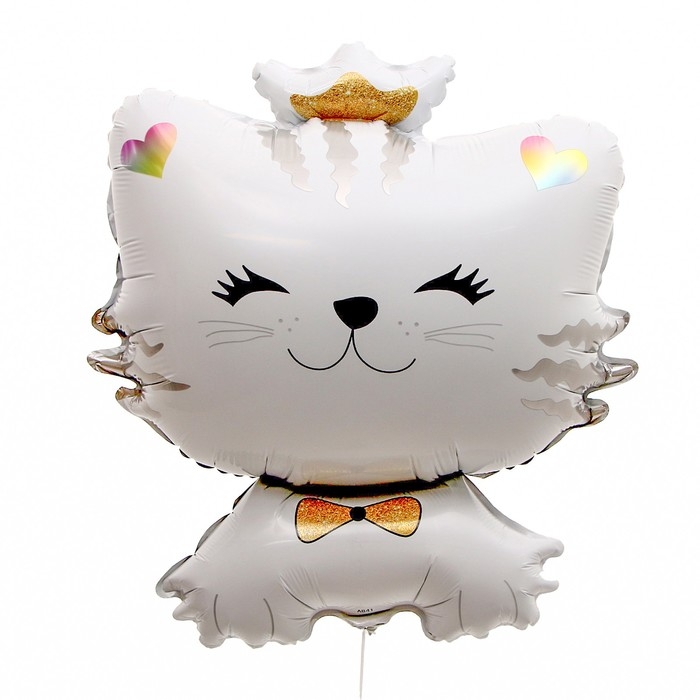 Шар фольгированный 28" &laquo;Кошка с бантиком&raquo;