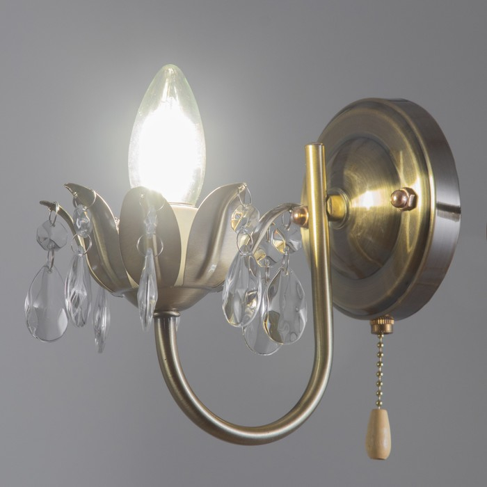 Бра 662422/1 E27 40Вт бронза 22х16х20 см