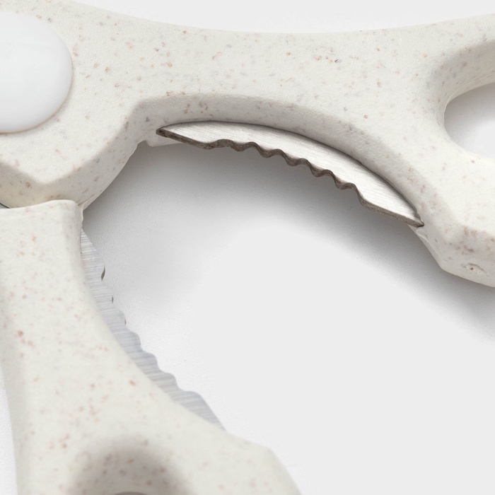 Ножницы кухонные Доляна «Ринго», цвет белый Ножницы кухонные Доляна «Ринго», цвет белый