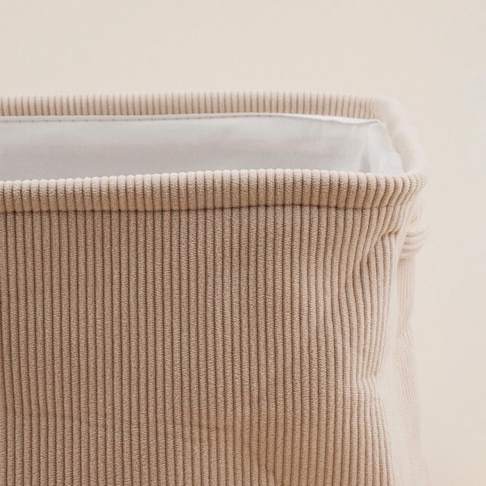 Короб для хранения вещей SL Home, 32×23×18,5 см, цвет бежевый Короб для хранения вещей SL Home, 32×23×18,5 см, цвет бежевый