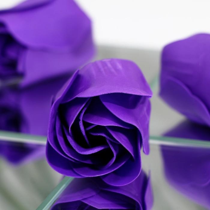 Мыльные розочки, фиолетовые, набор 10 шт. Мыльные розочки, фиолетовые, набор 10 шт.