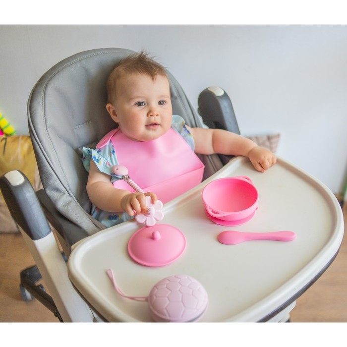 Соска - пустышка цельносиликоновая классическая «Цветочек», от 0 мес., цвет розовый Соска - пустышка цельносиликоновая классическая «Цветочек», от 0 мес., цвет розовый