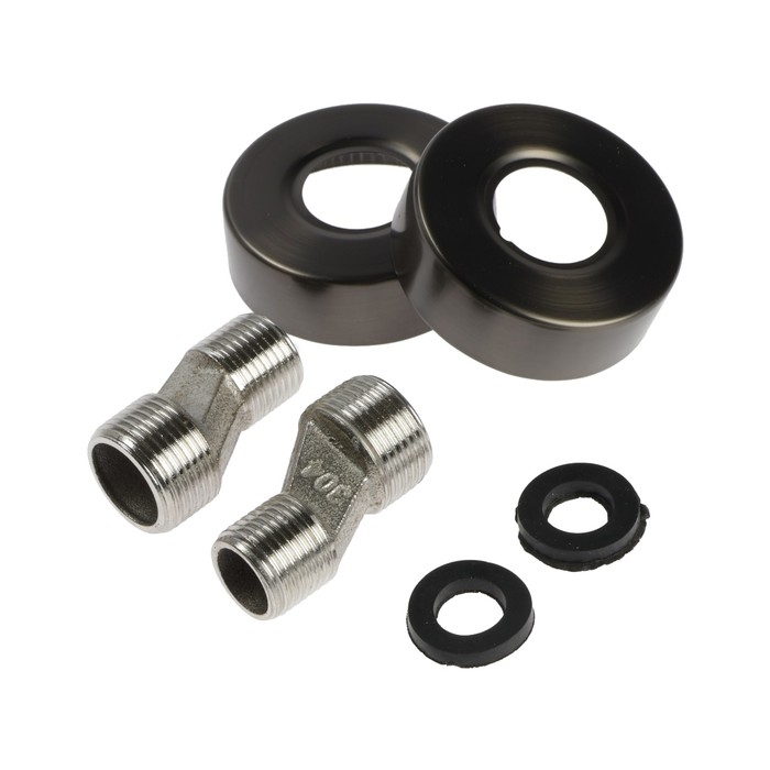 Смеситель для ванны ZEIN Z3836, однорычажный, душевой набор, графит Смеситель для ванны ZEIN Z3836, однорычажный, душевой набор, графит