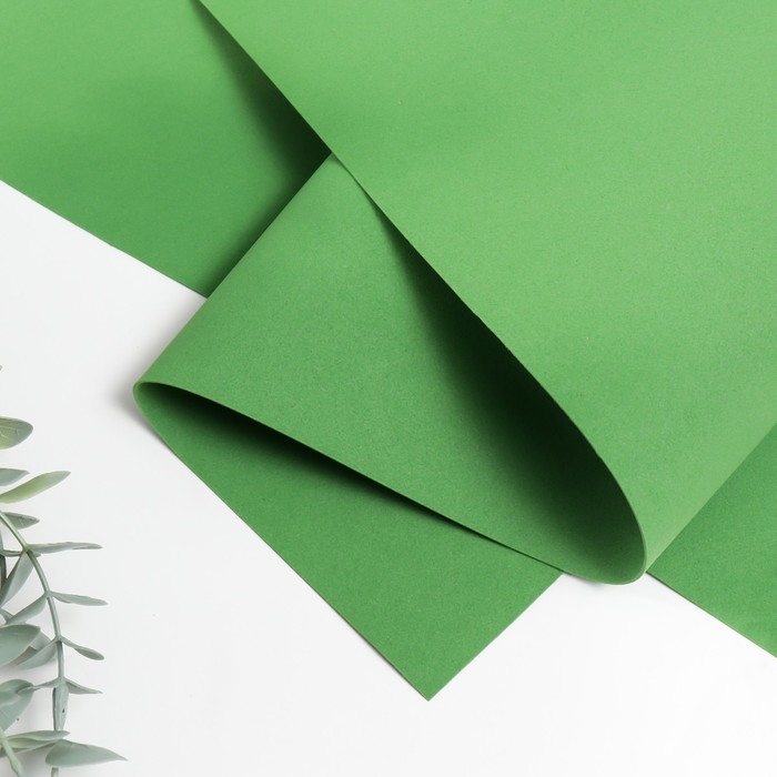 Фоамиран иранский 0,8-1 мм (тёмно-зелёный/179) 60х70 см Фоамиран иранский 0,8-1 мм (тёмно-зелёный/179) 60х70 см