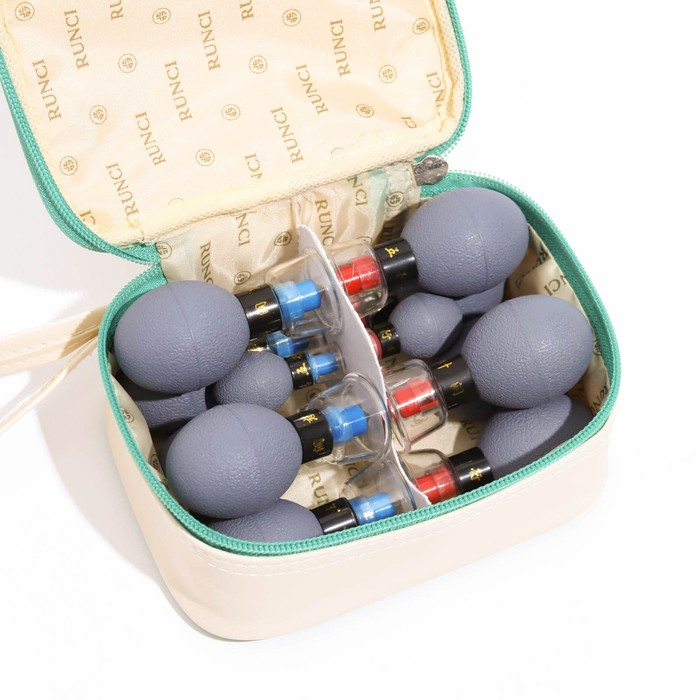 Магнитные банки акупункционного действия, для вакуумного массажа, набор 12 шт. Магнитные банки акупункционного действия, для вакуумного массажа, набор 12 шт.