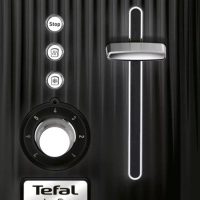 Тостер Loft 2S TT761838, черный, 850 Вт, 2 слота