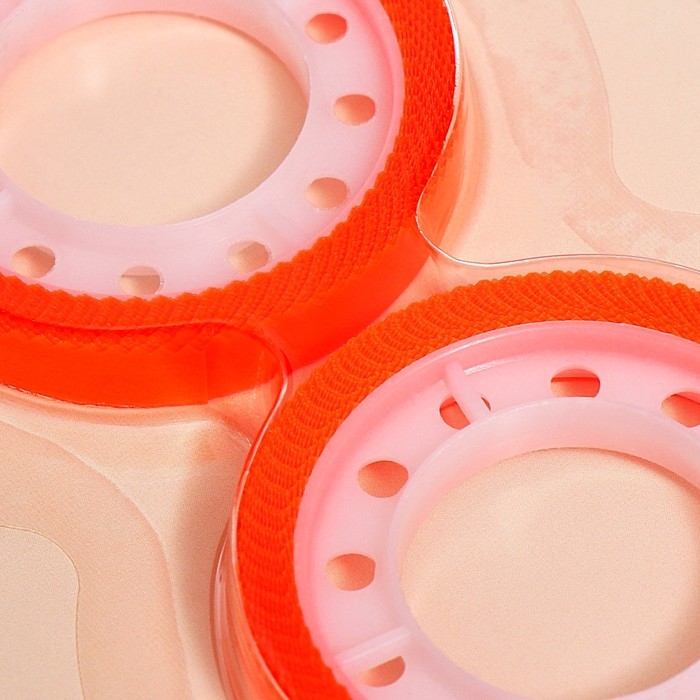 Набор 2 штуки, клейкая лента текстовыделительная (отклеиваемая) 75мм х 10м, оранжевый флуоресцентный Набор 2 штуки, клейкая лента текстовыделительная (отклеиваемая) 75мм х 10м, оранжевый флуоресцентный