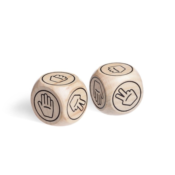 Кубики решают «Камень, ножницы, бумага», 2 кубика, 14+ Кубики решают «Камень, ножницы, бумага», 2 кубика, 14+