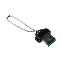 Картридер mini Luazon LNCR-012 для microSD TF, USB 2.0, скорость 480 Мбит/с, черный