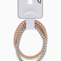 Браслет "Стиль" (набор 3шт) плетение, тянется, цветной 7см