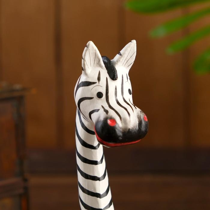 Сувенир дерево  Сувенир дерево "Зебра Мироша" 27х7х7 см